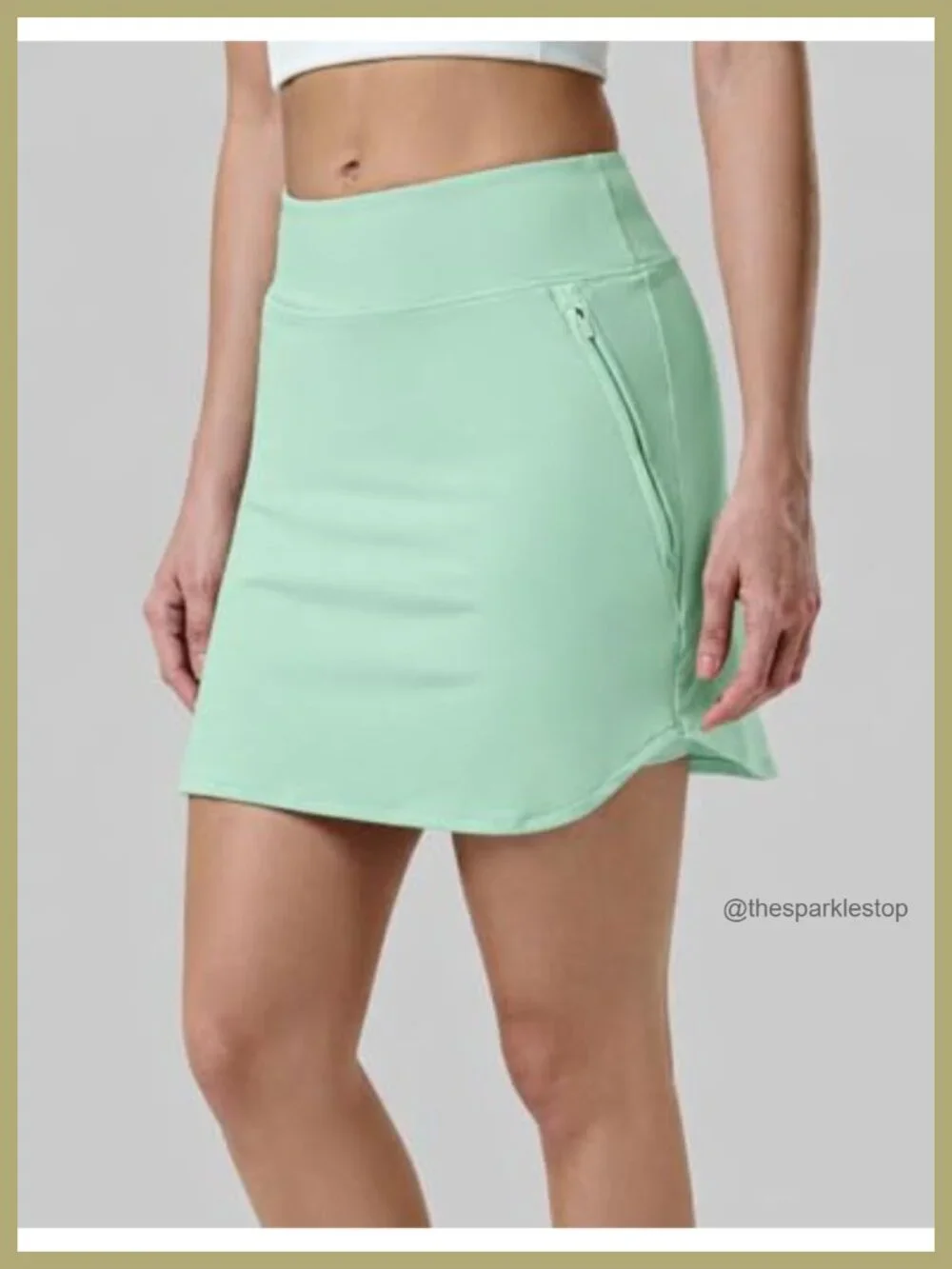 3 Pack High Waisted Athletic Skorts with Built-in Shorts, Pockets